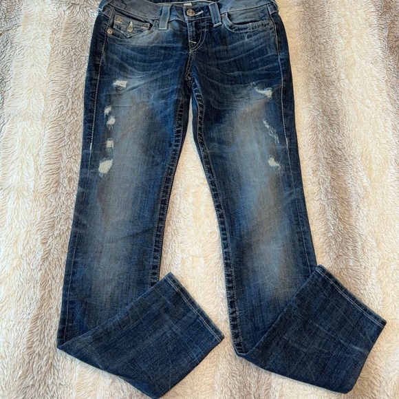 True Religion Distressed Skinny Jeans
